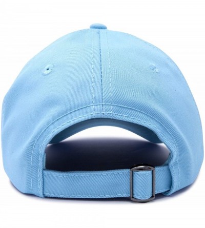 Baseball Caps Women's Rose Baseball Cap Flower Hat - Light Blue - CC18OSW8CW2 $14.85