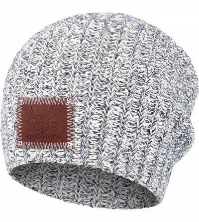 Skullies & Beanies Beanie - Navy Speckled - CP18D6ZXCWY $28.82