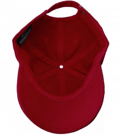 Baseball Caps 12-Pack Wholesale Classic Baseball Cap 100% Cotton Soft Adjustable Size - Wine - CX18E6LCXZY $51.15