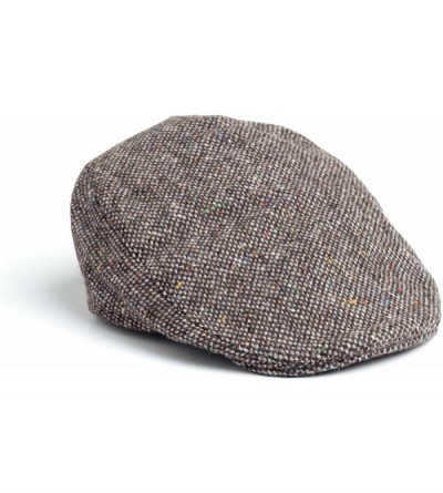 Newsboy Caps Men's Donegal Tweed Donegal Touring Cap - Gray Salt & Pepper - C912COJHULX $52.34