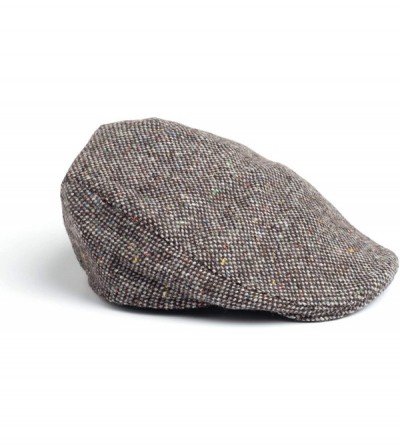 Newsboy Caps Men's Donegal Tweed Donegal Touring Cap - Gray Salt & Pepper - C912COJHULX $52.34