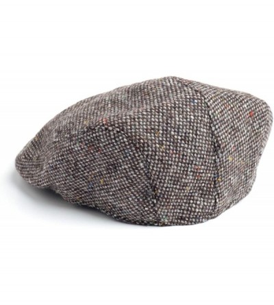 Newsboy Caps Men's Donegal Tweed Donegal Touring Cap - Gray Salt & Pepper - C912COJHULX $52.34