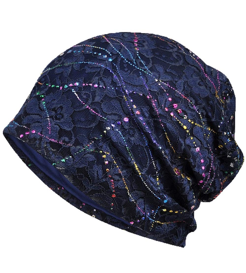 Skullies & Beanies Head Scarf for Women-Bonnet Turban Hair Loss Hat Pattern Headwrap Beanie Chemo Cap - CX1989YO6R7 $12.76