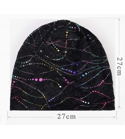 Skullies & Beanies Head Scarf for Women-Bonnet Turban Hair Loss Hat Pattern Headwrap Beanie Chemo Cap - CX1989YO6R7 $12.76