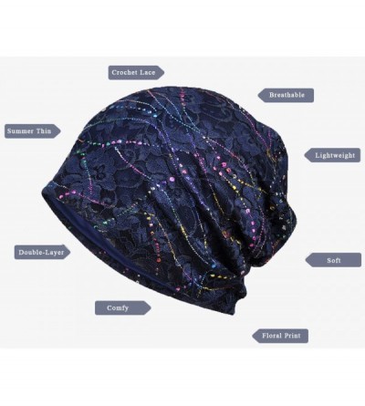 Skullies & Beanies Head Scarf for Women-Bonnet Turban Hair Loss Hat Pattern Headwrap Beanie Chemo Cap - CX1989YO6R7 $12.76