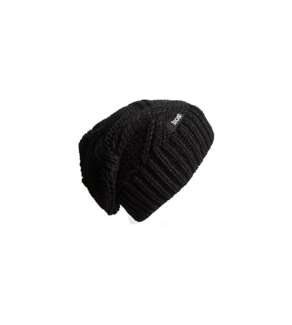 Skullies & Beanies Slouchy Beanie for Women - Plush Knitted Winter Hat Stocking Cap M113NF - Charcoal - C511CH1ERER $25.41