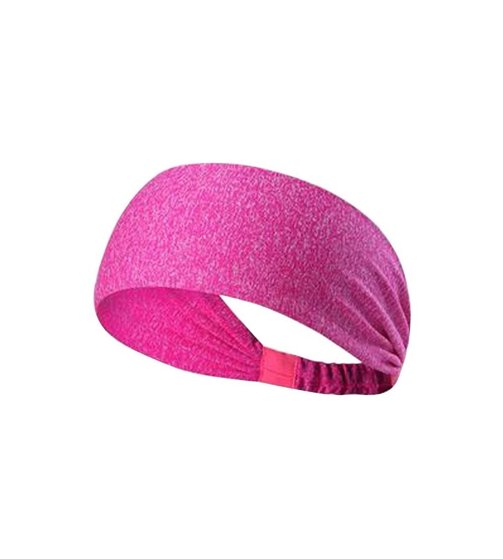 Headbands Man/Women Headband Hair Band Accessory Sport Running Head Wrap Hair Accessories Yoga Sports Elastic Headband - CW18...