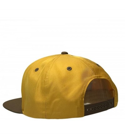 Baseball Caps California Dreaming Hat Flat Bill Snapback Unconstructed Baseball Cap - Mustard Yellow - C218DK0S77W $12.81