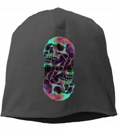 Skullies & Beanies Slouchy Beanie Hats Celebrating The 4th Winter Knitted Caps Soft Warm Ski Hat - Skull8 - CZ18NW64L37 $8.88