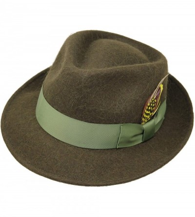 Fedoras Alpaca Doyle - Teardrop Fedora Hat - Premium Alpaca Wool Felt - Crushable for Travel - Water Resistant - Unisex - CB1...