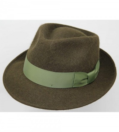 Fedoras Alpaca Doyle - Teardrop Fedora Hat - Premium Alpaca Wool Felt - Crushable for Travel - Water Resistant - Unisex - CB1...