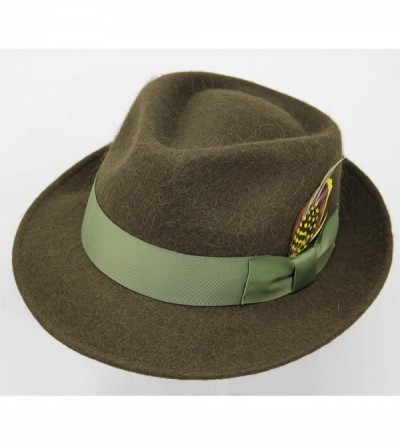 Fedoras Alpaca Doyle - Teardrop Fedora Hat - Premium Alpaca Wool Felt - Crushable for Travel - Water Resistant - Unisex - CB1...