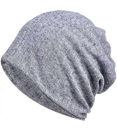 Skullies & Beanies Women Cotton Beanie Lace Soft Sleep Cap Slouchy Chemo Hats - Coffee and Grey - CH194R2LLO0 $14.49