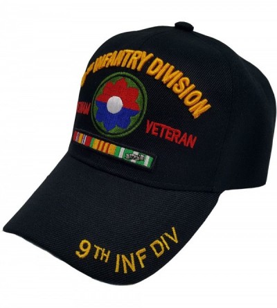 Baseball Caps 9TH Infantry Division Vietnam Veteran Black US Military Officially Licensed Cap - CH12O6RF8TW $33.72