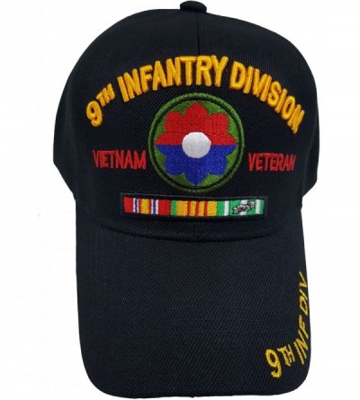 Baseball Caps 9TH Infantry Division Vietnam Veteran Black US Military Officially Licensed Cap - CH12O6RF8TW $14.89