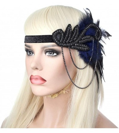 Headbands 1920s Accessories Themed Costume Mardi Gras Party Prop additions to Flapper Dress - C-3 - CG18NO9CDMZ $13.82