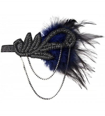 Headbands 1920s Accessories Themed Costume Mardi Gras Party Prop additions to Flapper Dress - C-3 - CG18NO9CDMZ $34.54