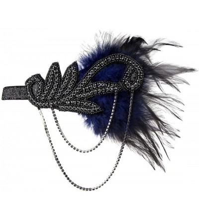 Headbands 1920s Accessories Themed Costume Mardi Gras Party Prop additions to Flapper Dress - C-3 - CG18NO9CDMZ $13.82