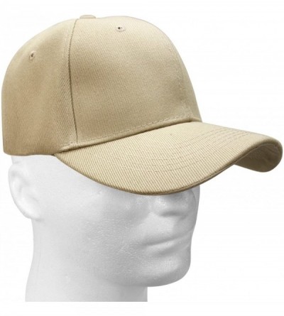 Baseball Caps Baseball Dad Cap Adjustable Size Perfect for Running Workouts and Outdoor Activities - 1pc Khaki - C8185DNC63K ...