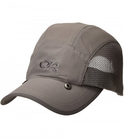 Baseball Caps Sun Runner Cap - Ultimate Training Breathable Sun Hat - Pewter - CL184Y2GOLU $35.82