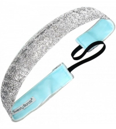 Headbands Reflective Runner Headband - Silver Sparkle - C911F7FZ21H $31.30
