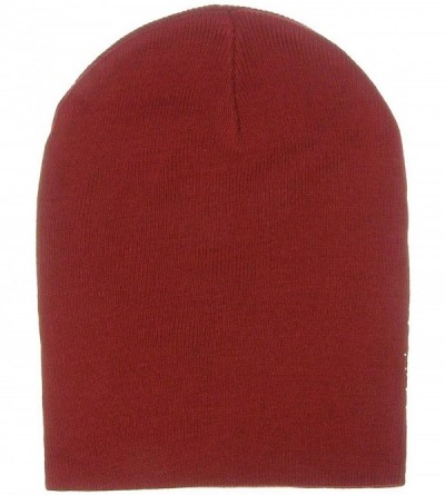 Skullies & Beanies Double Layer Scattered Crystals/Studs Knit Winter Slouchy Beanie Skull Hat Cap - Red - CA12887NX57 $9.74