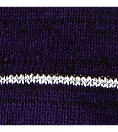 Skullies & Beanies Mens Reflective Marled Beanie Hat - Purple - CE18W8KWXZA $8.75