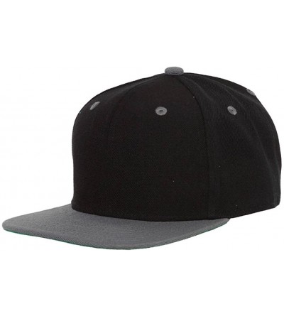 Baseball Caps Vintage Snapback Cap Hat - Black Charcoal - CI116MYW887 $10.64