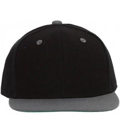 Baseball Caps Vintage Snapback Cap Hat - Black Charcoal - CI116MYW887 $10.64