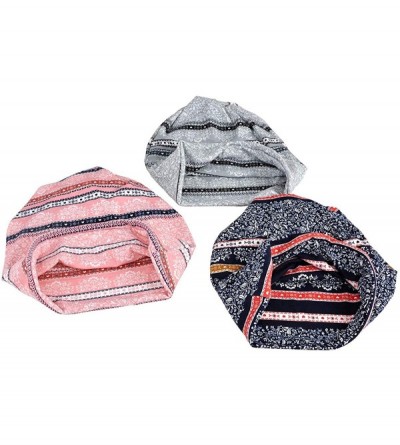 Skullies & Beanies Skullies Beanies Thin Bonnet Cap Autumn Casual Beanies Hat - 2 Pack Black & Pink - C818RY3TWO7 $11.43