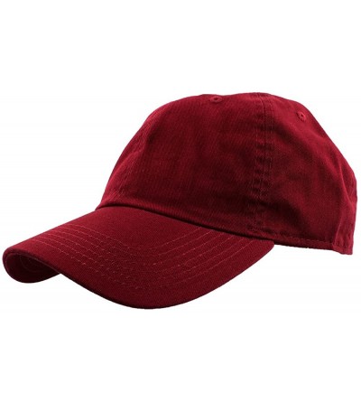 Baseball Caps Baseball Caps 100% Cotton Plain Blank Adjustable Size Wholesale LOT 12 Pack - Wine - CE182ZOTMI8 $38.73