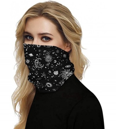 Balaclavas Unisex Bandana Face Mask Seamless Colorful Neck Gaiter Rave Face Cover Balaclava for Sun Dust Protection - C518E8U...