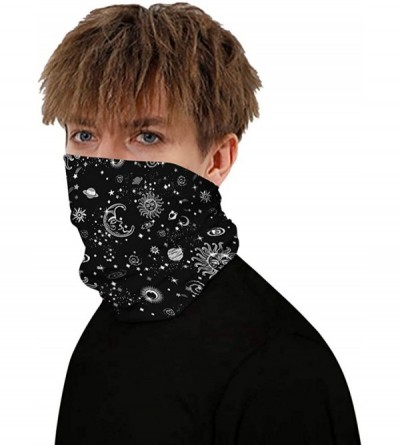 Balaclavas Unisex Bandana Face Mask Seamless Colorful Neck Gaiter Rave Face Cover Balaclava for Sun Dust Protection - C518E8U...