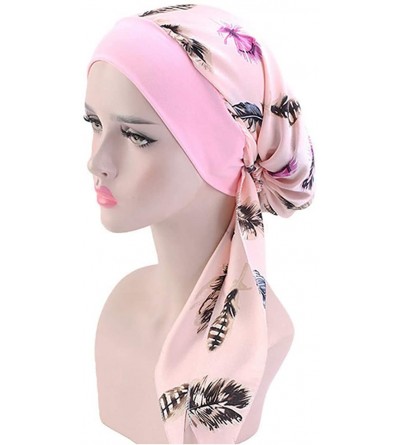 Skullies & Beanies Vintage Elastic Cotton Turbans Multifunction - D - C218QYN3EX8 $7.85