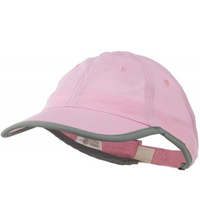 Baseball Caps Athletic Mesh Ponytail Cap - Pink - CC11RNPENX7 $57.81