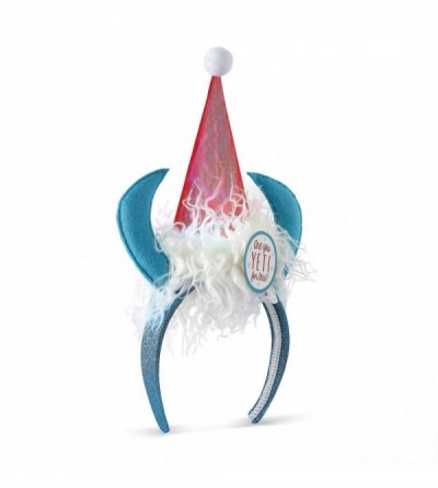 Headbands Yeti Magical Blue LED Light Up Adult's One Size Polyester Christmas Fashion Headband - Yeti Magical Blue LED - CV18...