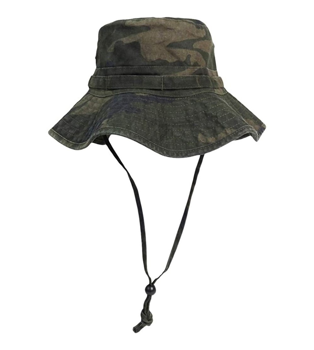 Sun Hats Bucket Hat Wide Brim UV Protection Sun Hat Boonie Hats Fishing Hiking Safari Outdoor Hats for Men and Women - C218DR...