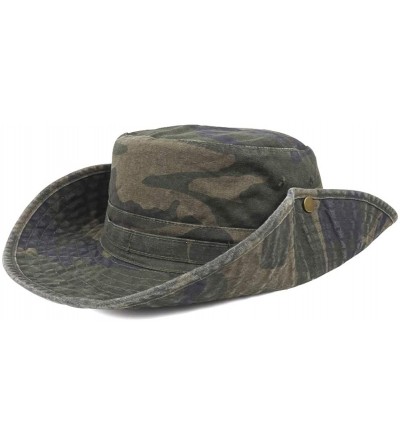 Sun Hats Bucket Hat Wide Brim UV Protection Sun Hat Boonie Hats Fishing Hiking Safari Outdoor Hats for Men and Women - C218DR...