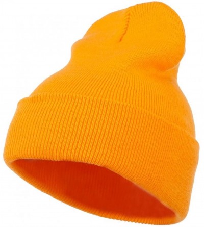 Skullies & Beanies Super Stretch Knit Watch Cap Beanie - Yellow - CM11RNPKZCZ $10.35