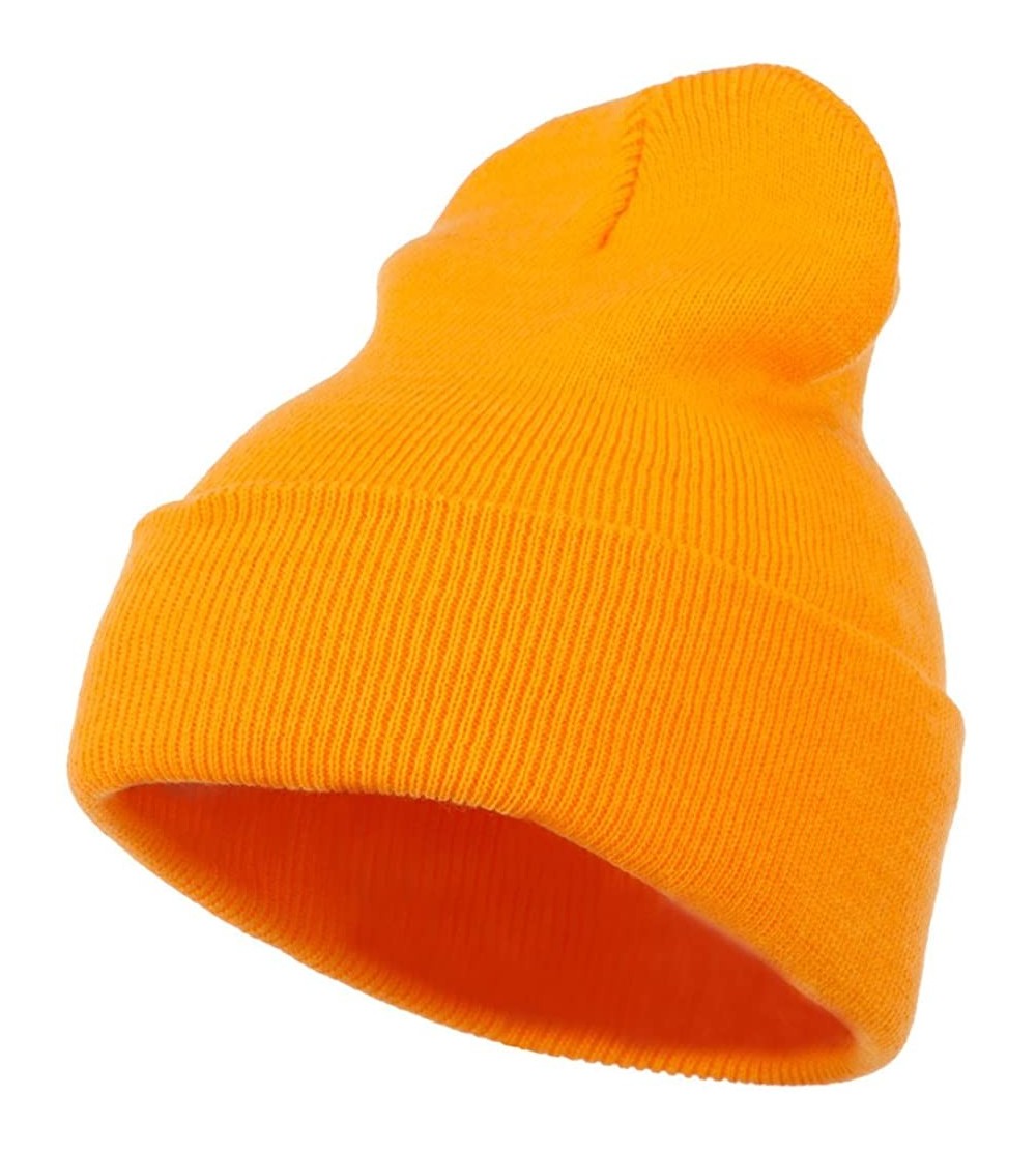 Skullies & Beanies Super Stretch Knit Watch Cap Beanie - Yellow - CM11RNPKZCZ $10.35