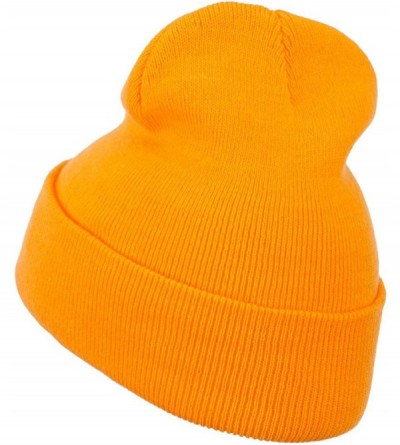 Skullies & Beanies Super Stretch Knit Watch Cap Beanie - Yellow - CM11RNPKZCZ $10.35