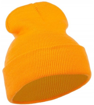 Skullies & Beanies Super Stretch Knit Watch Cap Beanie - Yellow - CM11RNPKZCZ $10.35