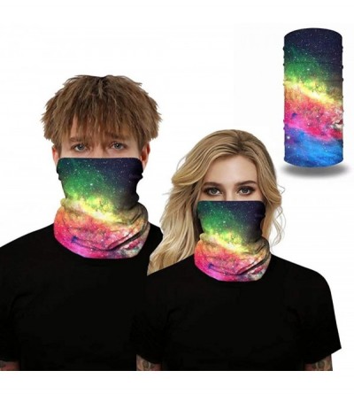 Balaclavas 2 Pcs Face Bandanas Mens Womens Headband Shield Scarf Neck Gaiters - Color Zc - CO198QLGZA6 $16.41