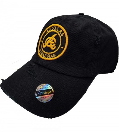 Baseball Caps Aguilas Cibaeñas Vintage Hats - Black/Roundlogo - C418AIME6M8 $50.29