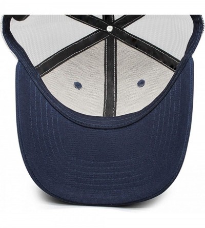 Sun Hats Unisex Cool Cap Flat Adjustable Fits Snapback-Herkler-and-Koch-Golf Hat Wash - Navy-blue-41 - CM18QXG9KZ6 $14.33