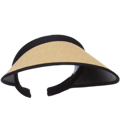 Visors Toyo Braid Clip On Paper Visor - Khaki - CP12JGA86Z1 $23.99