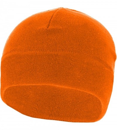 Skullies & Beanies Beanie Hats for Men & Women - Black Watch Cap - Cold Weather Gear - Blaze Orange - C512N7W60TP $13.83