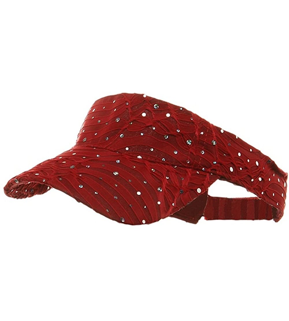 Visors Glitter Visor-Red - CW111GHZWID $8.56