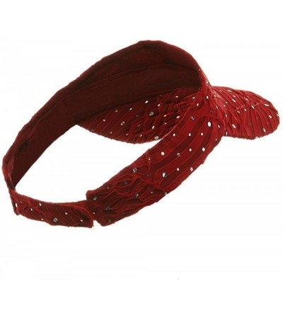 Visors Glitter Visor-Red - CW111GHZWID $8.56