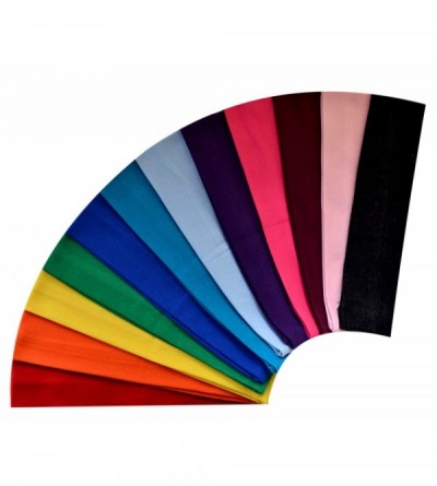 Headbands 1 Dozen 2 INCH WIDE Cotton Soft and Stretchy Headbands YOU PICK SET COLORS From - CV17YLSXEWQ $40.48